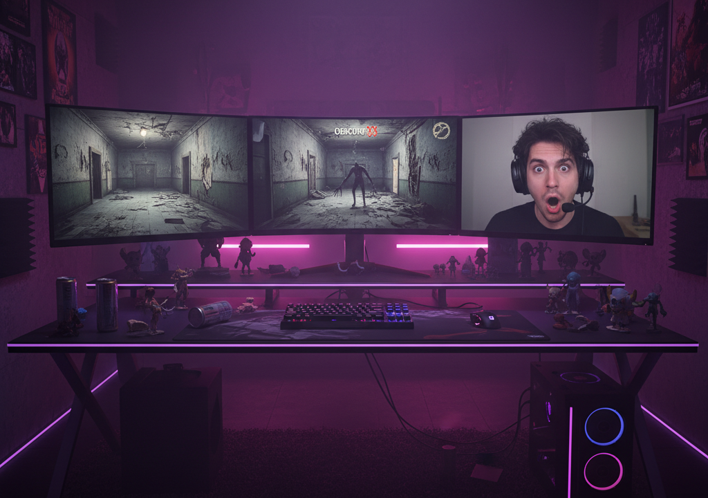 Streamer game horor wajib mencoba tantangan menyeramkan di Obscure 33