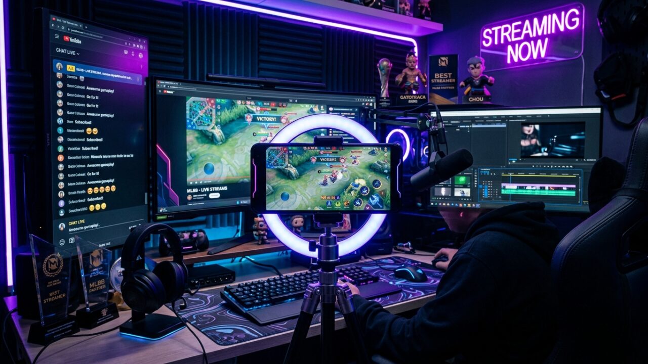Streamer Mobile Legends Sukses Bangun Komunitas Gaming Paling Seru
